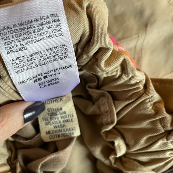 Mother | The Yoyo Ruffle Greaser Pants - Picture 14 of 15